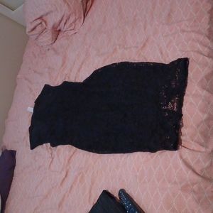 Black lace dress, size large, Windsor, brand new